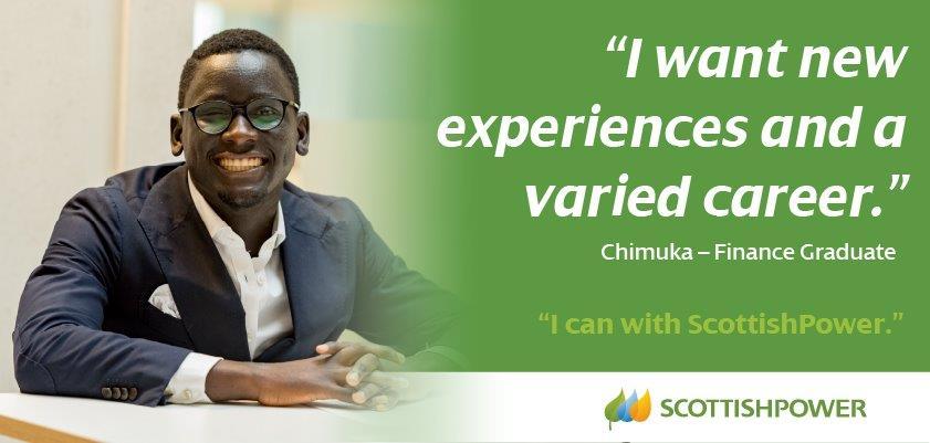 "I want new experiences and a varied career." Chimuka - Finance Graduate