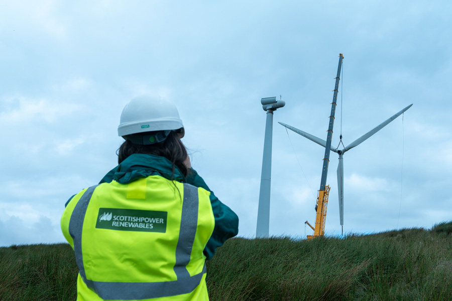 Hagshaw Hill windfarm decomission